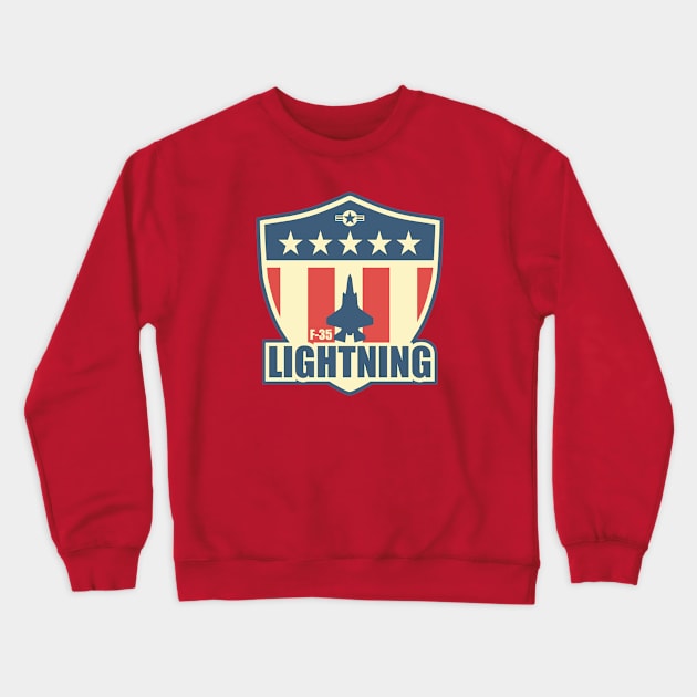 F-35 Lightning Crewneck Sweatshirt by TCP